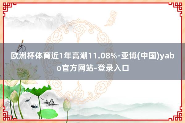 欧洲杯体育近1年高潮11.08%-亚博(中国)yabo官方网站-登录入口