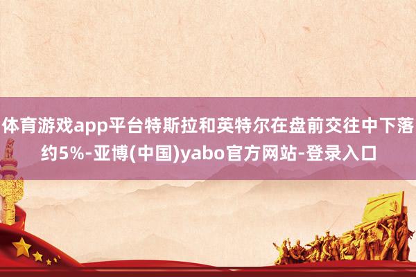 体育游戏app平台特斯拉和英特尔在盘前交往中下落约5%-亚博(中国)yabo官方网站-登录入口