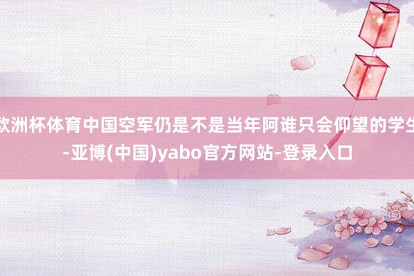 欧洲杯体育中国空军仍是不是当年阿谁只会仰望的学生-亚博(中国)yabo官方网站-登录入口