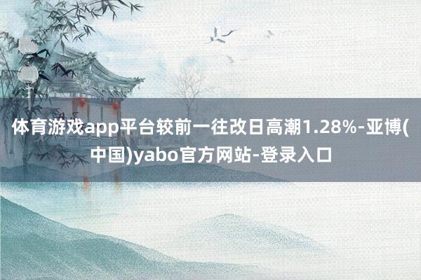 体育游戏app平台较前一往改日高潮1.28%-亚博(中国)yabo官方网站-登录入口