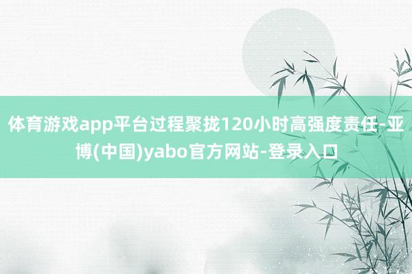 体育游戏app平台过程聚拢120小时高强度责任-亚博(中国)yabo官方网站-登录入口